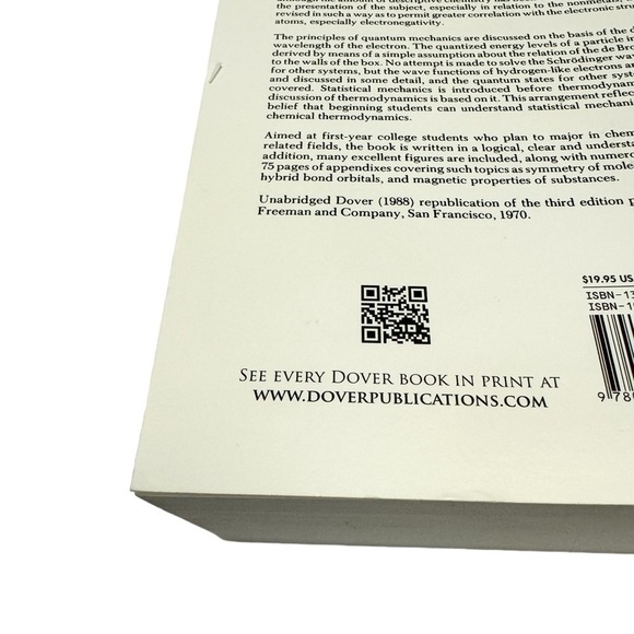 General Chemistry by Linus Pauling Paperback Book - Picture 6 of 6